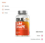 EMAGRECEDORES TRUE SLIM SHAPE 700MG C/ 120 CAPS - TRUE SOURCE - Imagem 2