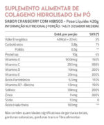 PROTEINA TRUE COLLAGEN CRANBERRY HIBISCO 420G - TRUE SOURCE - Imagem 3