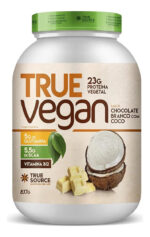 PROTEINA TRUE VEGAN CHOCOLATE BRANCO COM COCO 837G - TRUE SOURCE