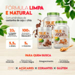 PROTEINA TRUE VEGAN CHOCOLATE COM AVELA 837G - TRUE SOURCE - Imagem 3
