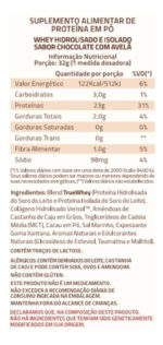 PROTEINA TRUE WHEY CHOCOLATE COM AVELA 1810G - TRUE SOURCE - Imagem 2