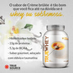 PROTEINA TRUE WHEY VANILLA CREME BRULEE 837G - TRUE SOURCE - Imagem 4