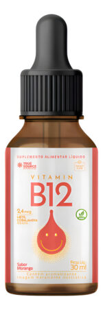SUPLEMENTO ALIMENTAR VITAMIN B12 SABOR MORANGO 30ml TRUE SOURCE