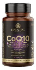 CoQ10 + Omega 3TG + Natural Vitamin E Pote 120 Caps Essential