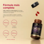 CoQ10 + Omega 3TG + Natural Vitamin E Pote 120 Caps Essential - Imagem 3
