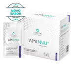 AMINNU SEM XILITOL 10g 30 SACHES SABOR BLUEBERRY - Imagem 2