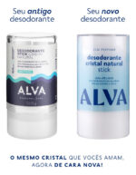 DESODORANTE CRISTAL STICK VEGANO ALVA 120G - Imagem 5