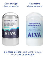 DESODORANTE CRISTAL STICK VEGANO ALVA 60g - Imagem 2