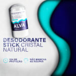 DESODORANTE CRISTAL STICK VEGANO ALVA 60g - Imagem 6